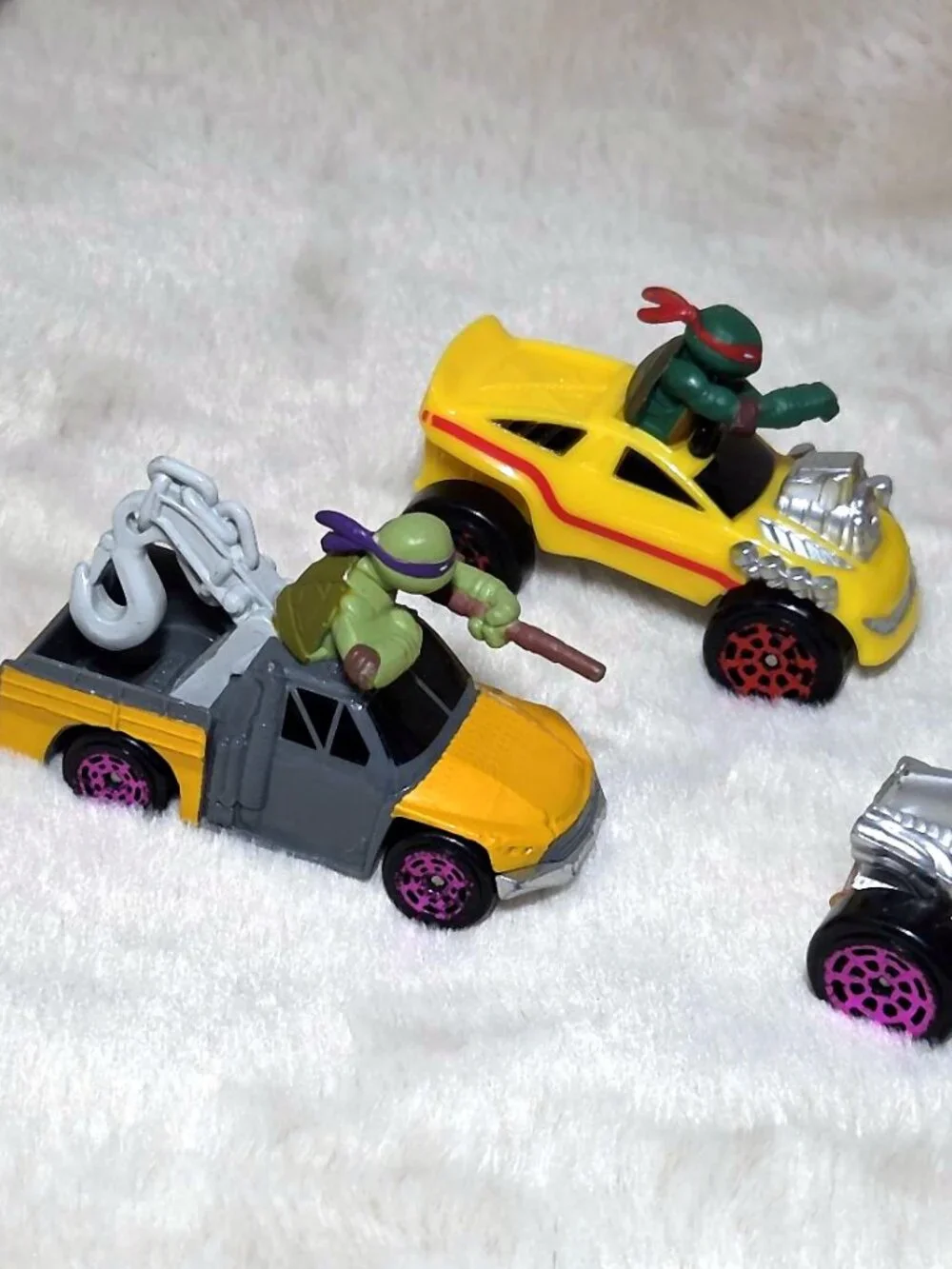 Lot of 7 Teenage Mutant Ninja Turtles T-Machines Diecast Cars 2014/2015 TMNT #C6